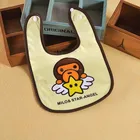 cheap disposable plastic adult bib aprons OEM Baby Bibs