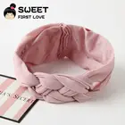 Hot Sales Decorative Hairband Make Up Cute Headband Cross Rope Headband