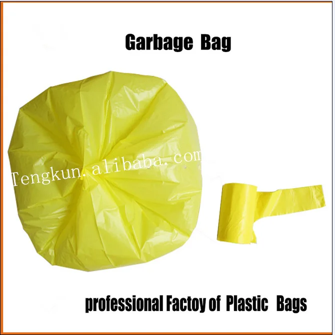 hdpe/ldpe star sealed plastic garbage bags trash bags refuse