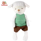 ICTI audti factory plush animal stuffed soft lamb toy with dress