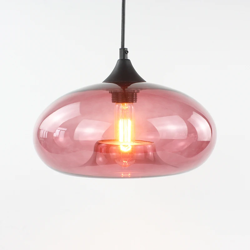 hanging glass pendant lights