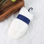 Wholesale thickened middle corals plush floor socks, men comfort crew socks