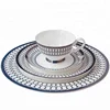 Hotel fine bone china serving dishes and plates cups sets with your own logo