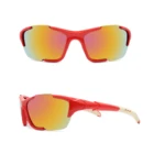 new design red plastic eyeglass frames basketball sport sports sun glasses