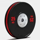 Fitness Plate Color Strip Rubber Competition Bumper Cross Fitness Plate