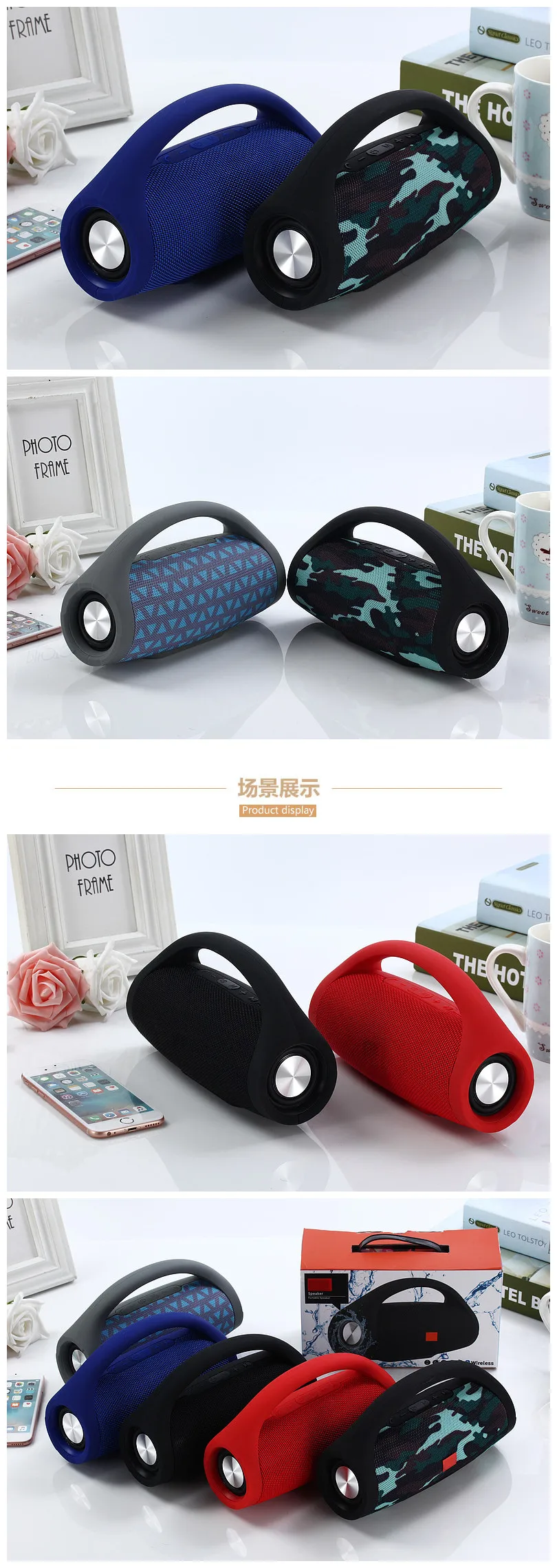 Bocina factory usb radio mp3 mini altovoz power bass subwoofer amplifiers portable wireless speaker - ANKUX.COM