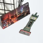 Cheap custom tourist souvenir 3D plastic fridge magnets