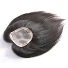 100% Human Virgin Hair Mono Base remy human Hair Topper Toupee For Woman