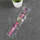High quality waterproof top grade PVC zipper plastic watch strap packaging bag with self-sealing