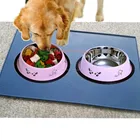 Pet Feeding Mat for Cats & Dogs | Flexible, Easy To Clean Tray Prevents Messes pet mat