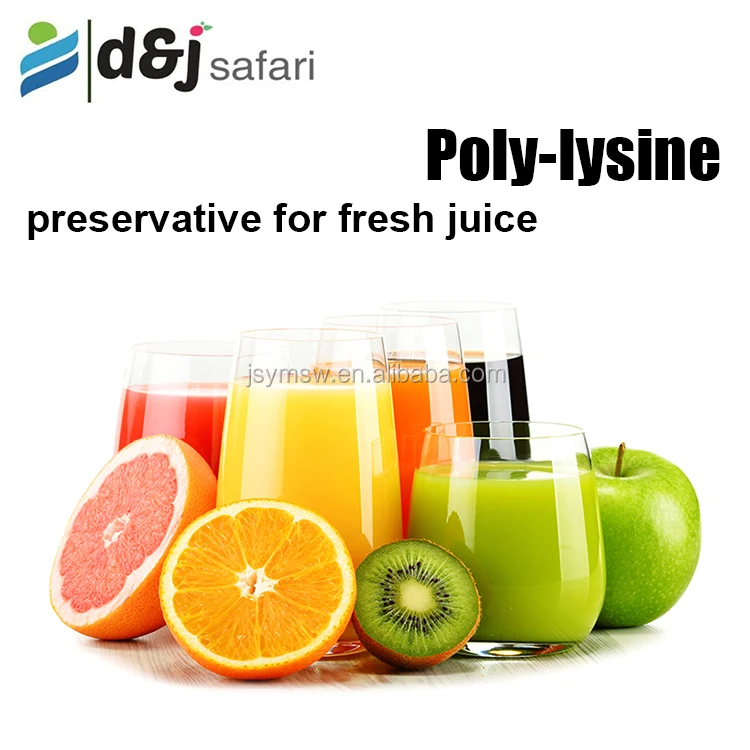 poly-l-lysine powder beverage fresh fruit juice preservatives