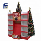 Logo Customization Display Shelf Heavy Duty High Capacity Carton Stand Display with Shelves