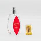 2019 gold cover glass perfume spray bottle designed for women
