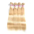 Double Drawn Indian Remy 12a Grade 613 Blonde Indian Hair weave Extension