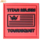Clothing Accessories Label Pvc Patch Custom PVC Labels Patches Clothing Accessories Embossed Or Engraved Logo