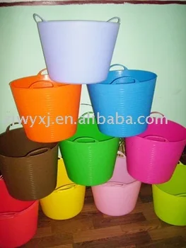 Flexible Laundry Basket,Pe Plastic Trough - Buy Plastic Round Laundry ...