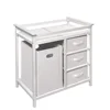 Modern white color best selling top safety changing tables for baby