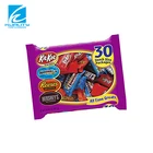 Customized christmas colorful plastic pvc candy bag