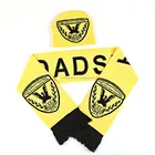 Custom made designer fan scarf and hat set