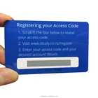 Top quality widely used PVC prepaid scratch card/phone card/calling card