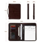 A4 Padfolio Writing Pad Faux Leather Presentation Folder