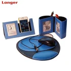 Best price high quality mouse pad pen cell phone holder gifts set for office use