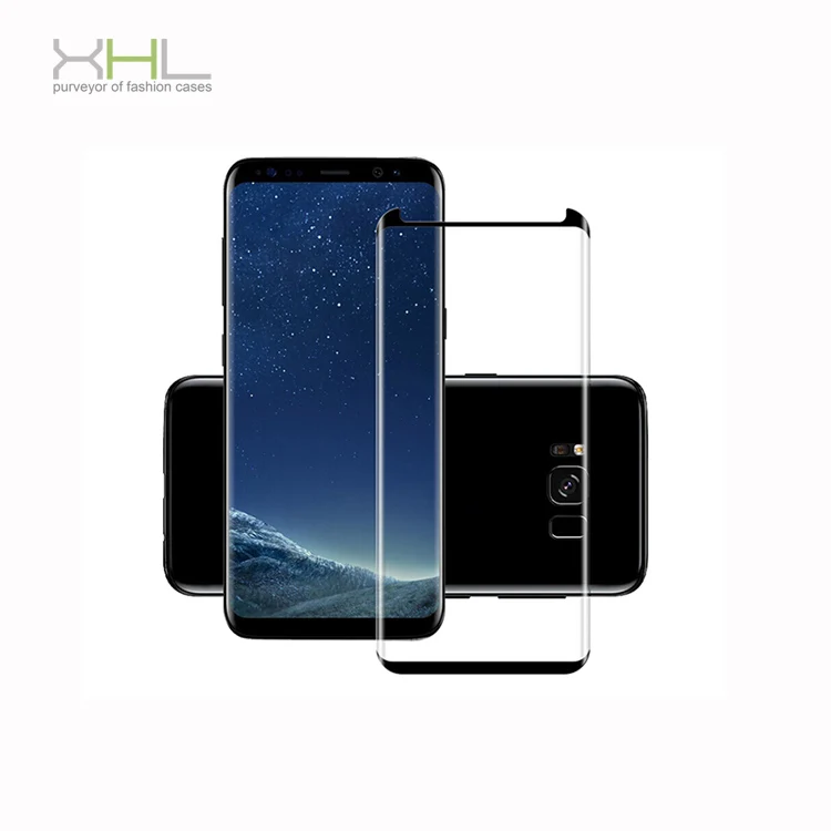 Hot sale clear tempered glass film protector for Samsung s8