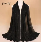 wholesale chiffon stone hijab scarf with pearl new fashion muslim women shawl dubai arab hijab