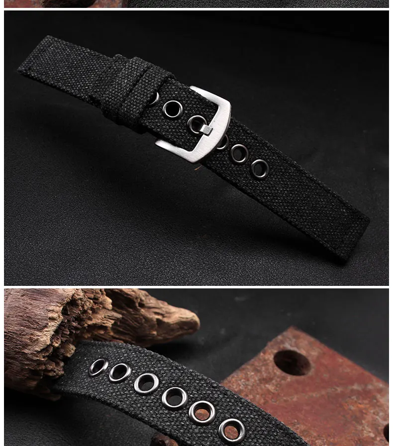 nylon canvas watch strap