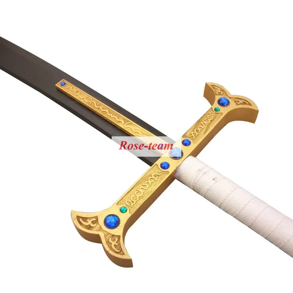 Rose-team Fantasia Anime Made One Piece Dracule Mihawk Zweihnder Cosplay Wooden Weaponss