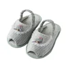 spring home floor sandal cute shoes baby cotton girl slippers