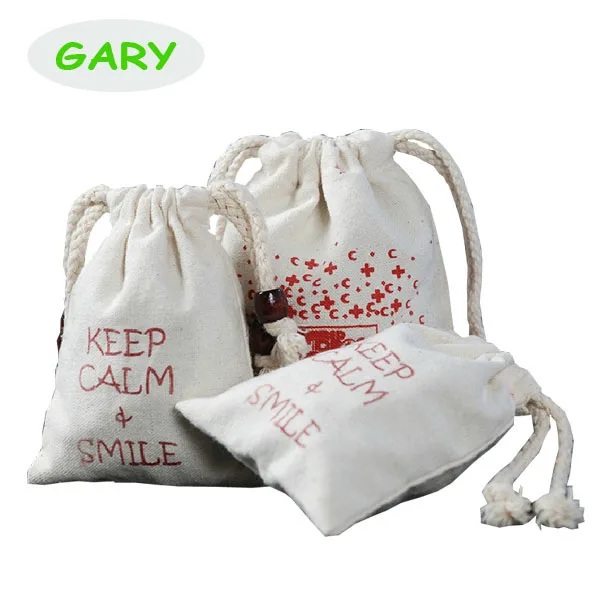 gift bag use natural unbleached cotton muslin pouch bags