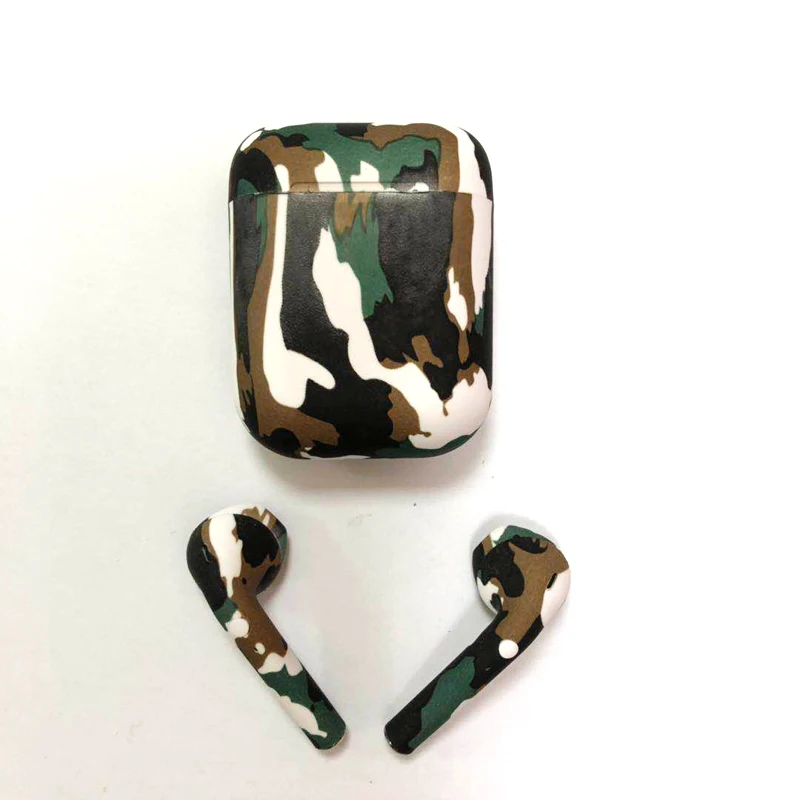 2019 Colorful Camo I9S BT5.0 Bluetooths Wireless Earphones, True Stereo Hifi Noise Cancelling Mini Headsets for Air Pods - ANKUX.COM