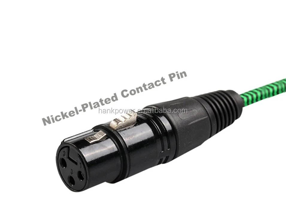 100% pure copper high end 3pin male to female DMX cable XLR cable - ANKUX.COM