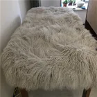 Tibetan sheep skin mongolian lamb throw blanket