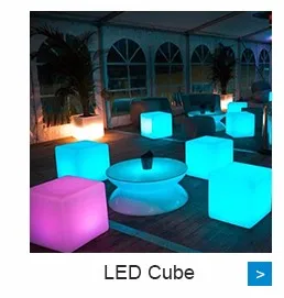 CE RoHS approved rechargeable 16color changing waterproof led outdoor light cube