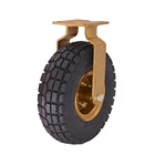 Inflatable 8 Inch 10 Inch Rigid & Swivel Industrial Rubber Tire Pneumatic Caster Wheel