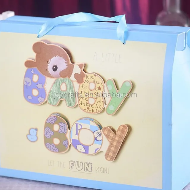 baby shower gift blue a baby boy let the fun begin paper