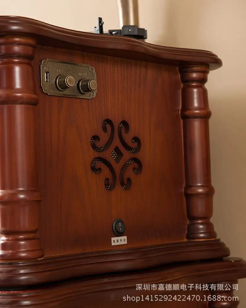 Manufacturers shipping vinyl phonograph machine antique retro wooden decoration style of a Bluetooth radio CD player
