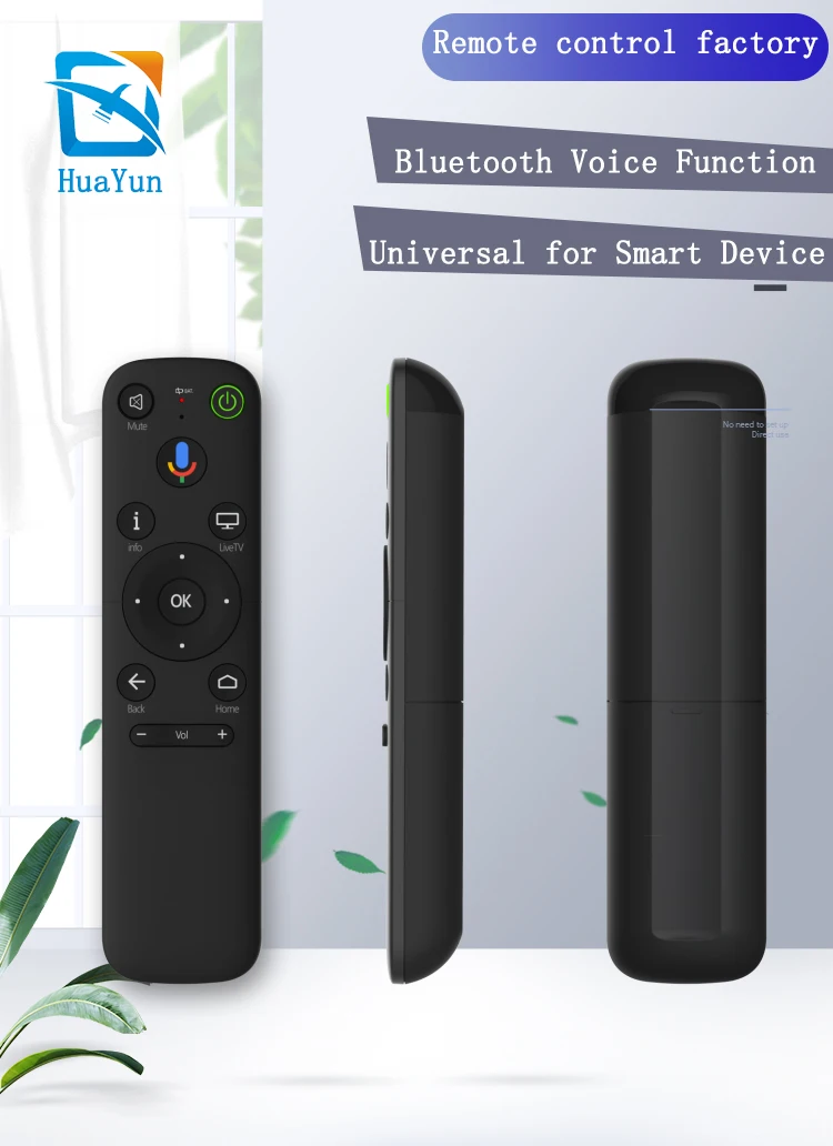 New products for 2019 custom TV Bluetooth Voice remote control with 14 keys for android,compute,set top box,Android voice remote.jpg