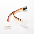 2 IDE Dual 4pin Molex IDE Male to 6 Pin Female PCI-E Y Molex IDE Power Cable Adapter Connector for video cards