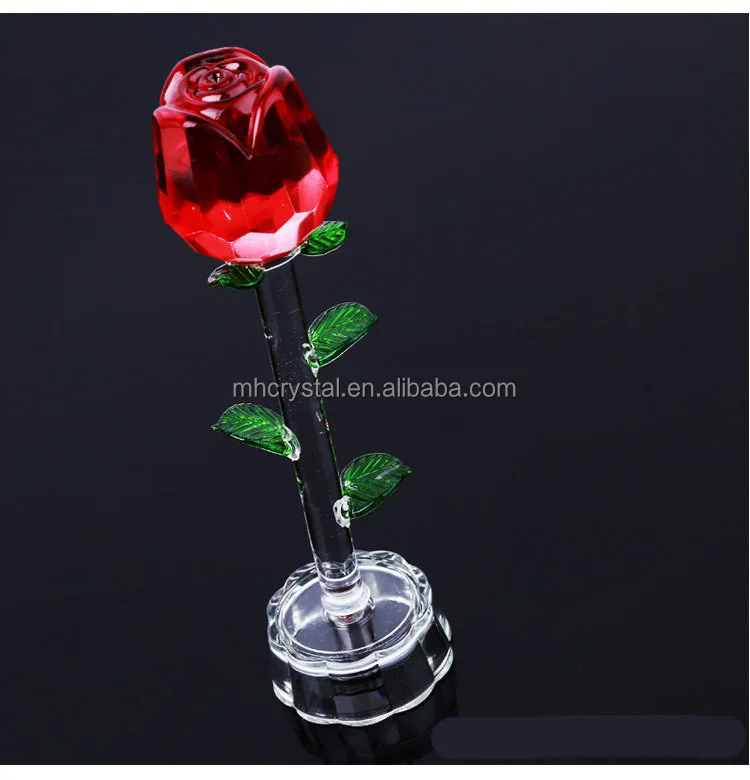 this beautiful masterpiece red rose flower with led light stand