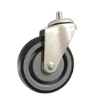 high quality 5 inch TPR shopping cart caster wheels
