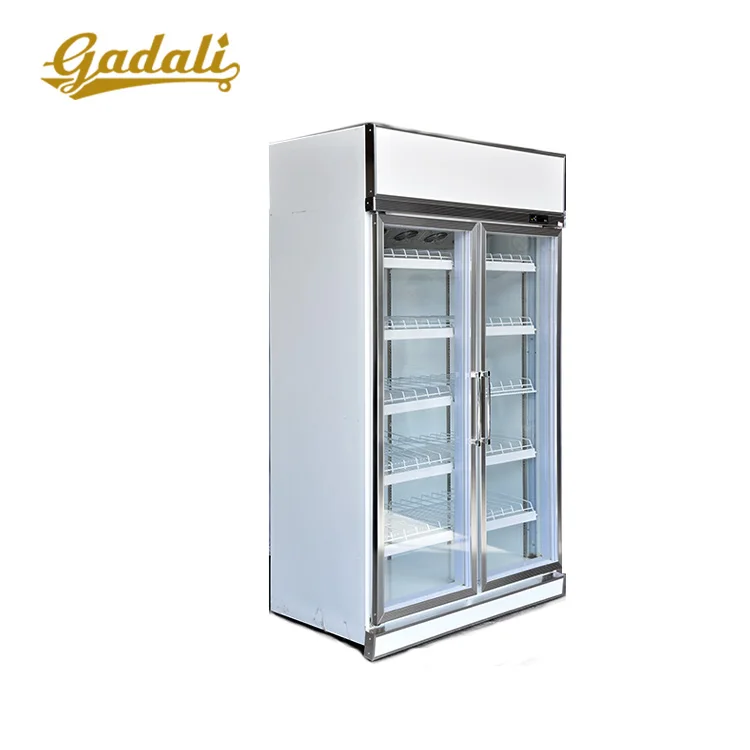2 door display fridge