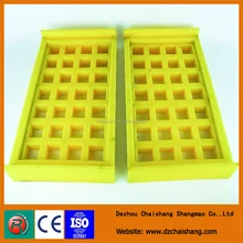 Three layers sand screen 65MN quarry sand gravel crusher hooked vibrating sieve screen mesh for mining