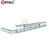 Detall ESD belt pet recycling line and conveyor with motor