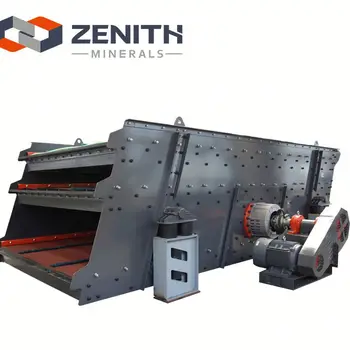 Zenith flexible vibrating screen price with large capacity