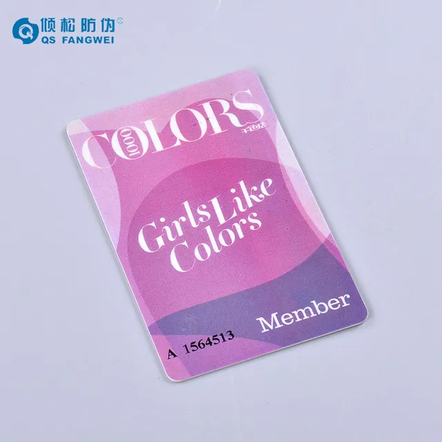 custom pvc magnetic stripe plastic membership cards