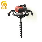 clay drilling auger gas powered ice auger hand auger drilling machine