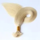 Wholesale 613 Blonde Brazilian Bulk Hair Extensions Without Weft Hair Extension Human Hair